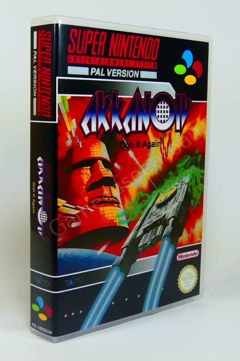 Arkanoid Doh it Again - SNES Replacement Case