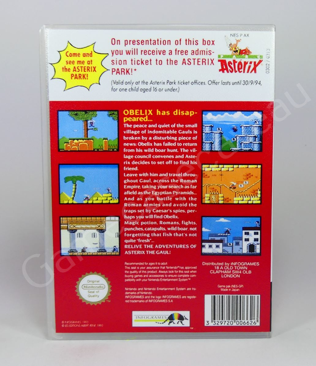 Asterix - NES Replacement Case