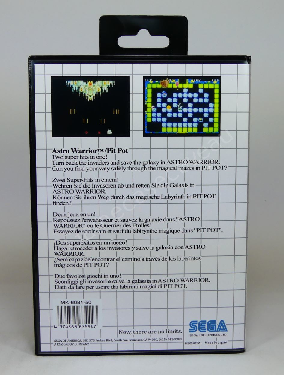 Astro Warrior/Pit Pot - SMS Replacement Case