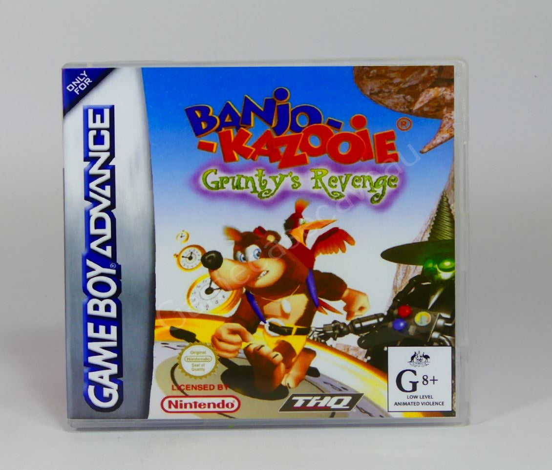 Banjo Kazooie Grunty's Revenge - GBA Replacement Case