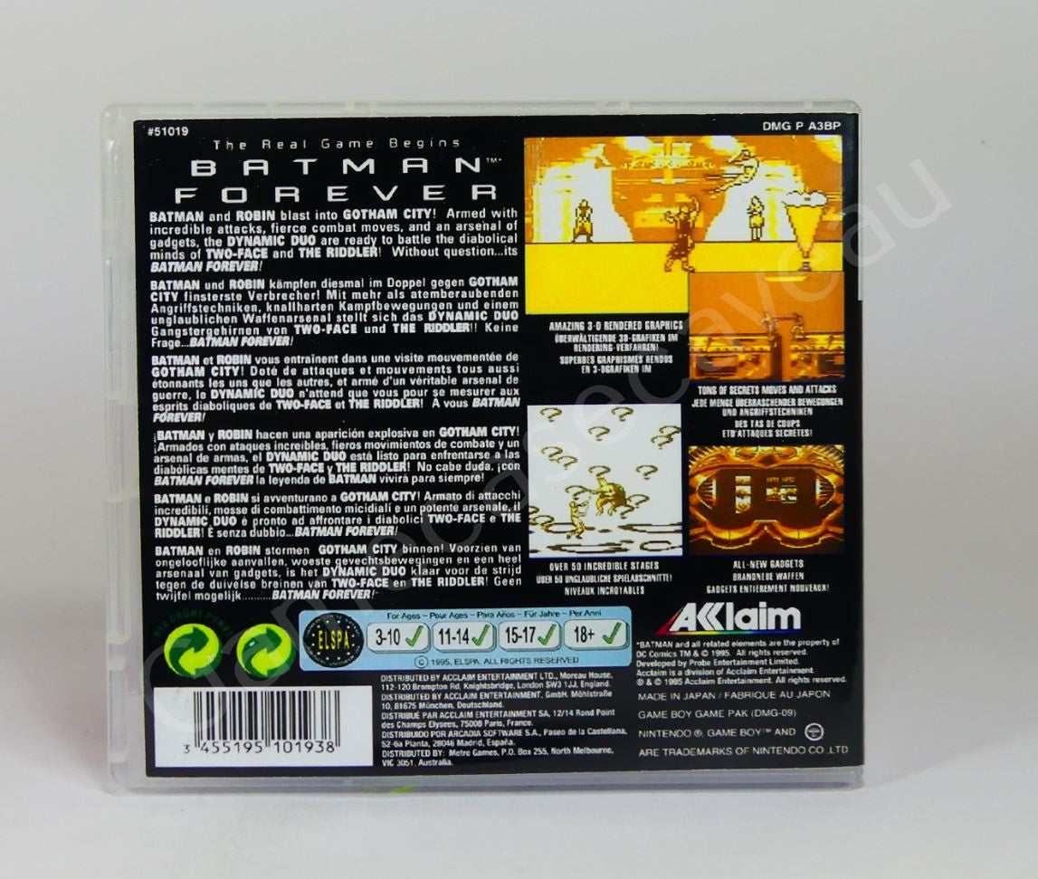 Batman Forever - GB Replacement Case