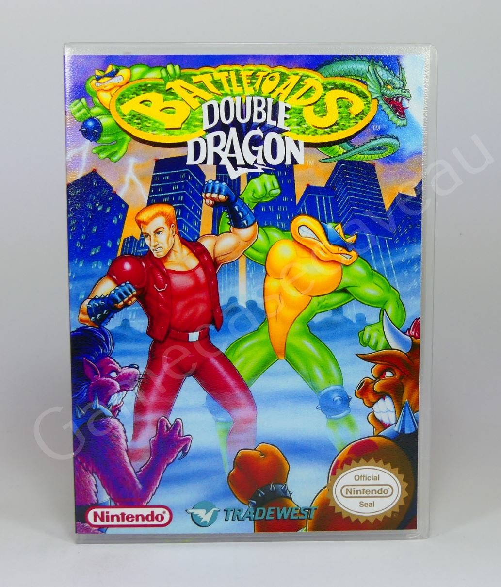 Battletoads Double Dragon - NES Replacement Case