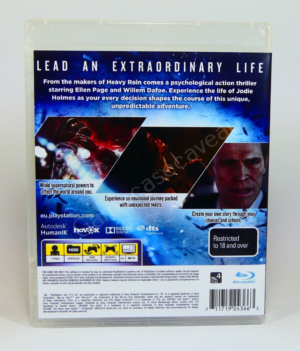 Beyond Two Souls - PS3 Replacement Case