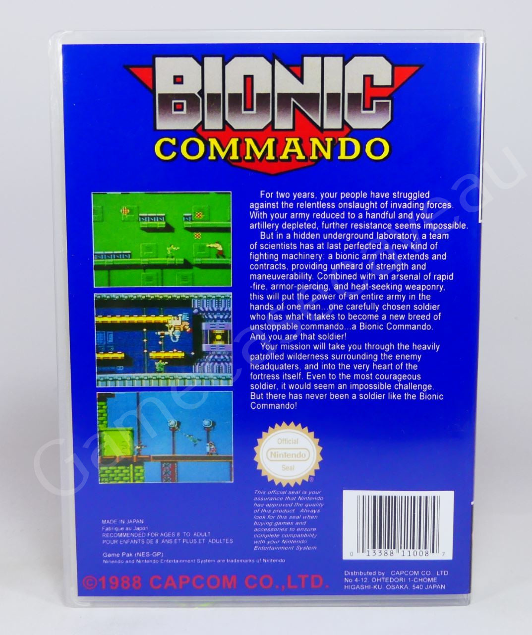 Bionic Commando - NES Replacement Case