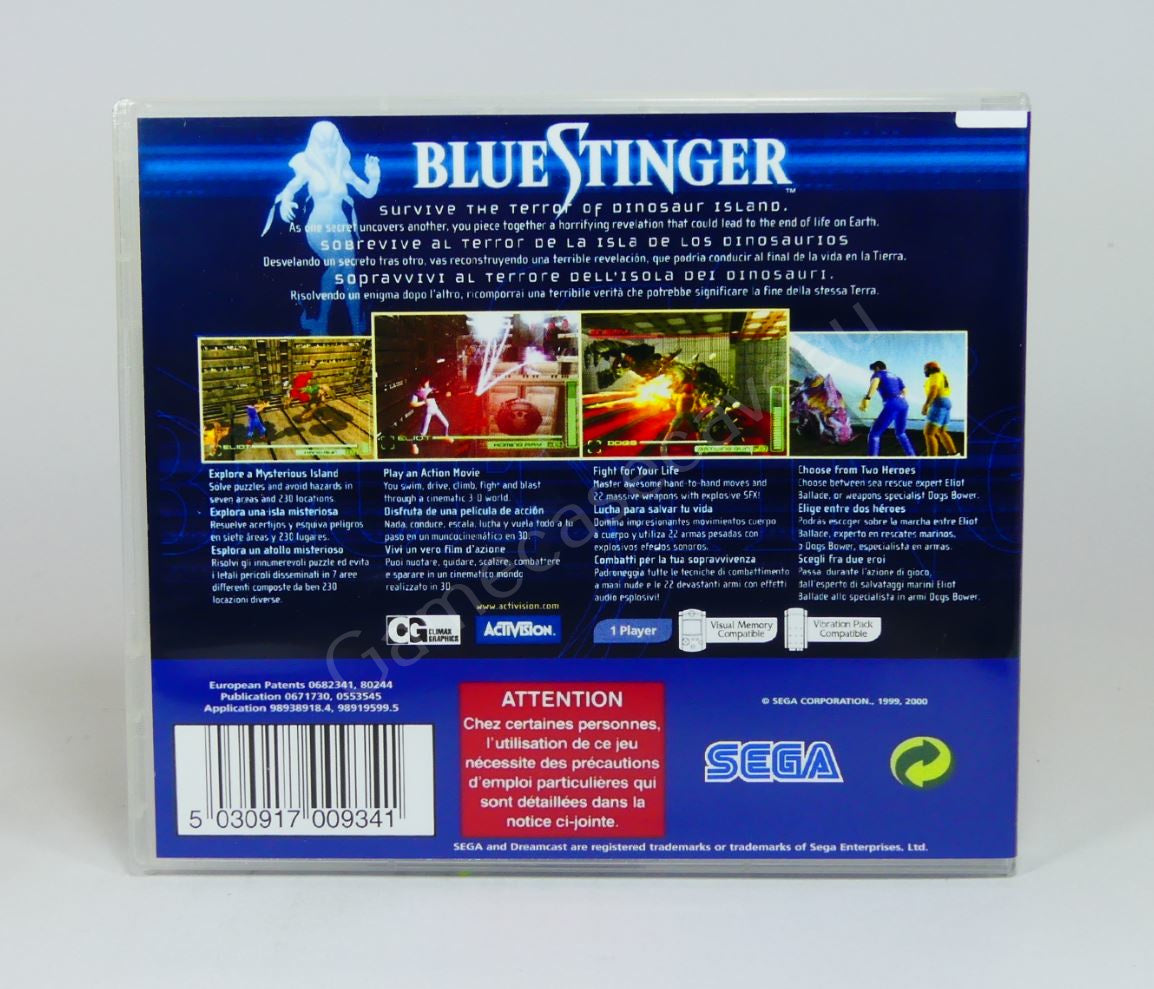 Blue Stinger - DC Replacement Case