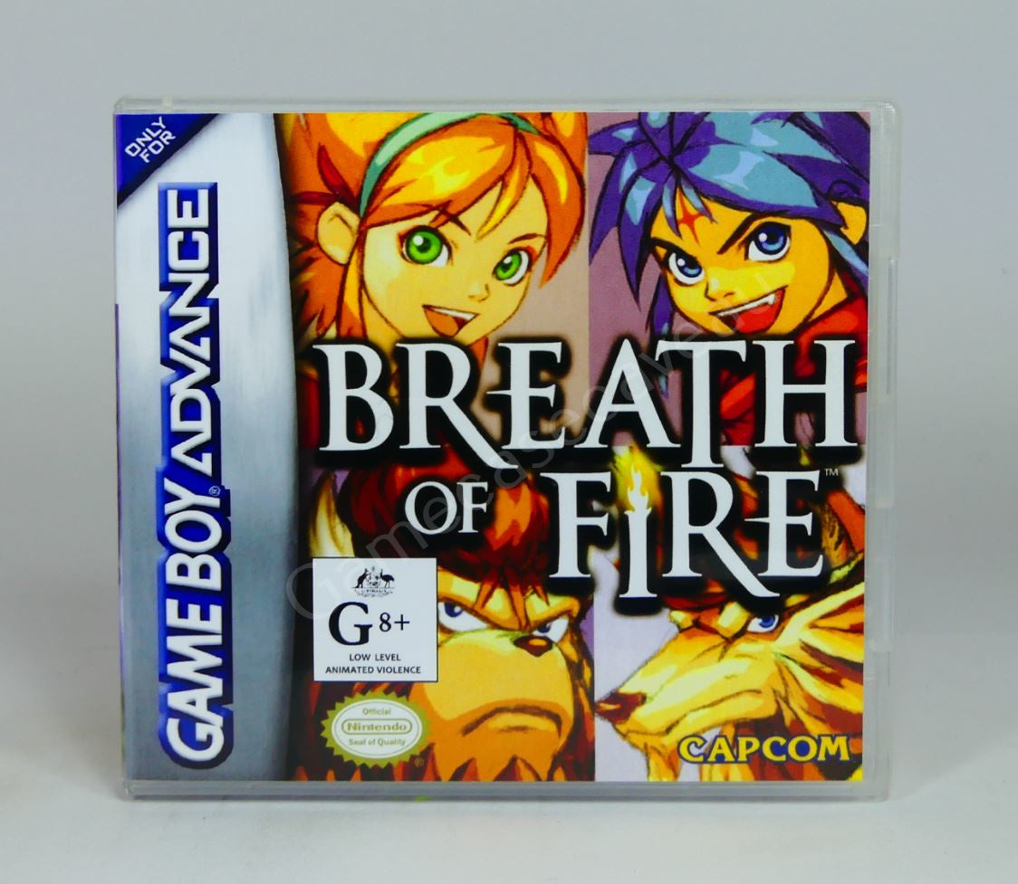 Breath of Fire - GBA Replacement Case