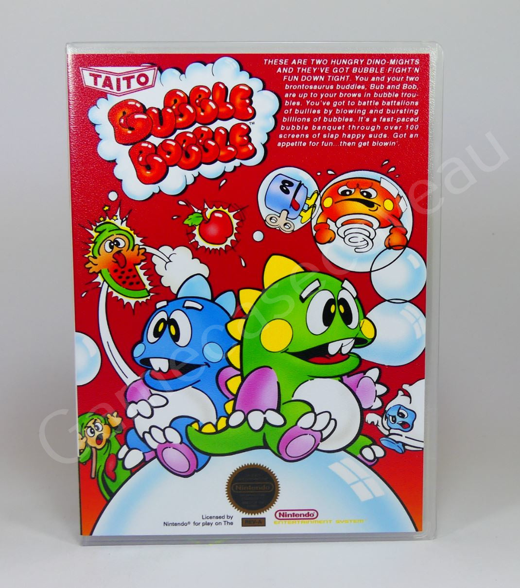 Bubble Bobble - NES Replacement Case