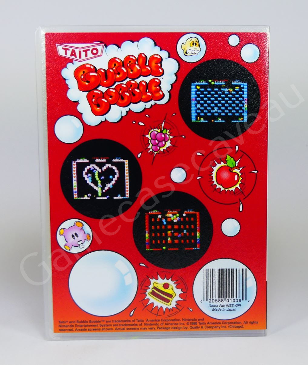 Bubble Bobble - NES Replacement Case