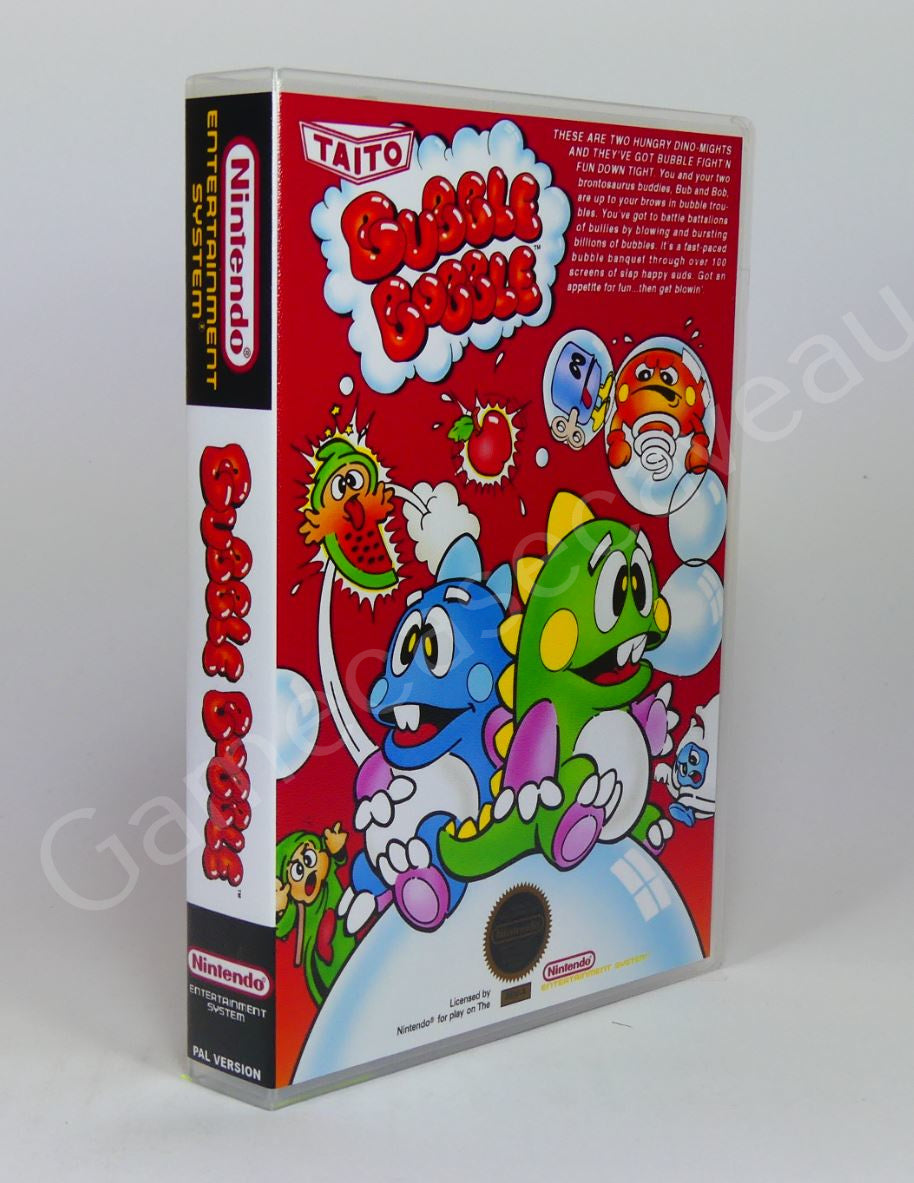 Bubble Bobble - NES Replacement Case