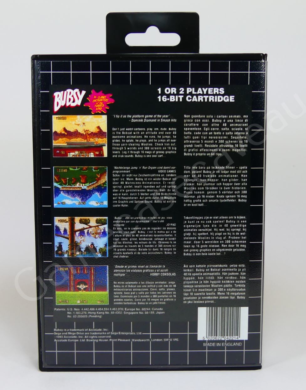 Bubsy - SMD Replacement Case