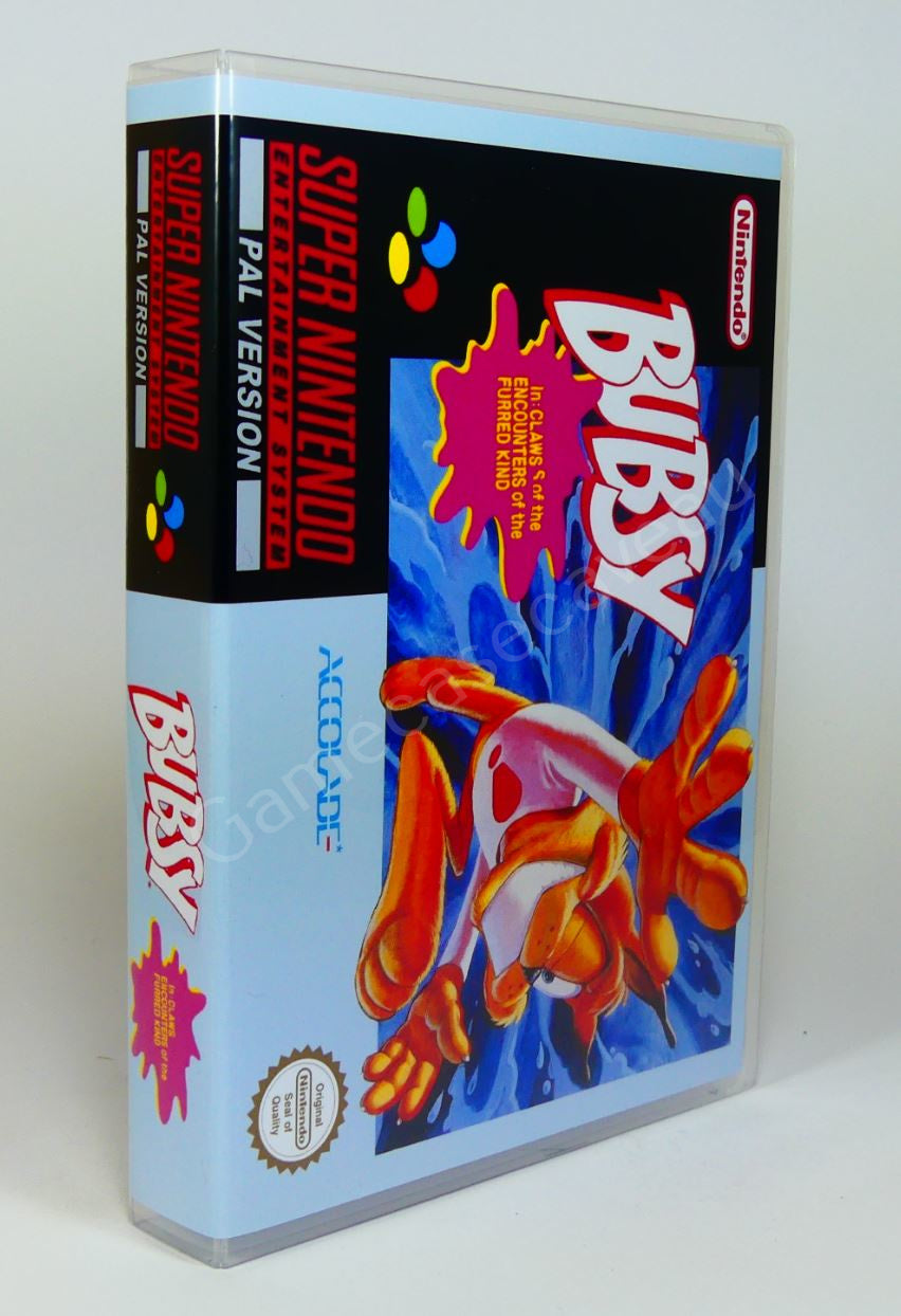 Bubsy - SNES Replacement Case