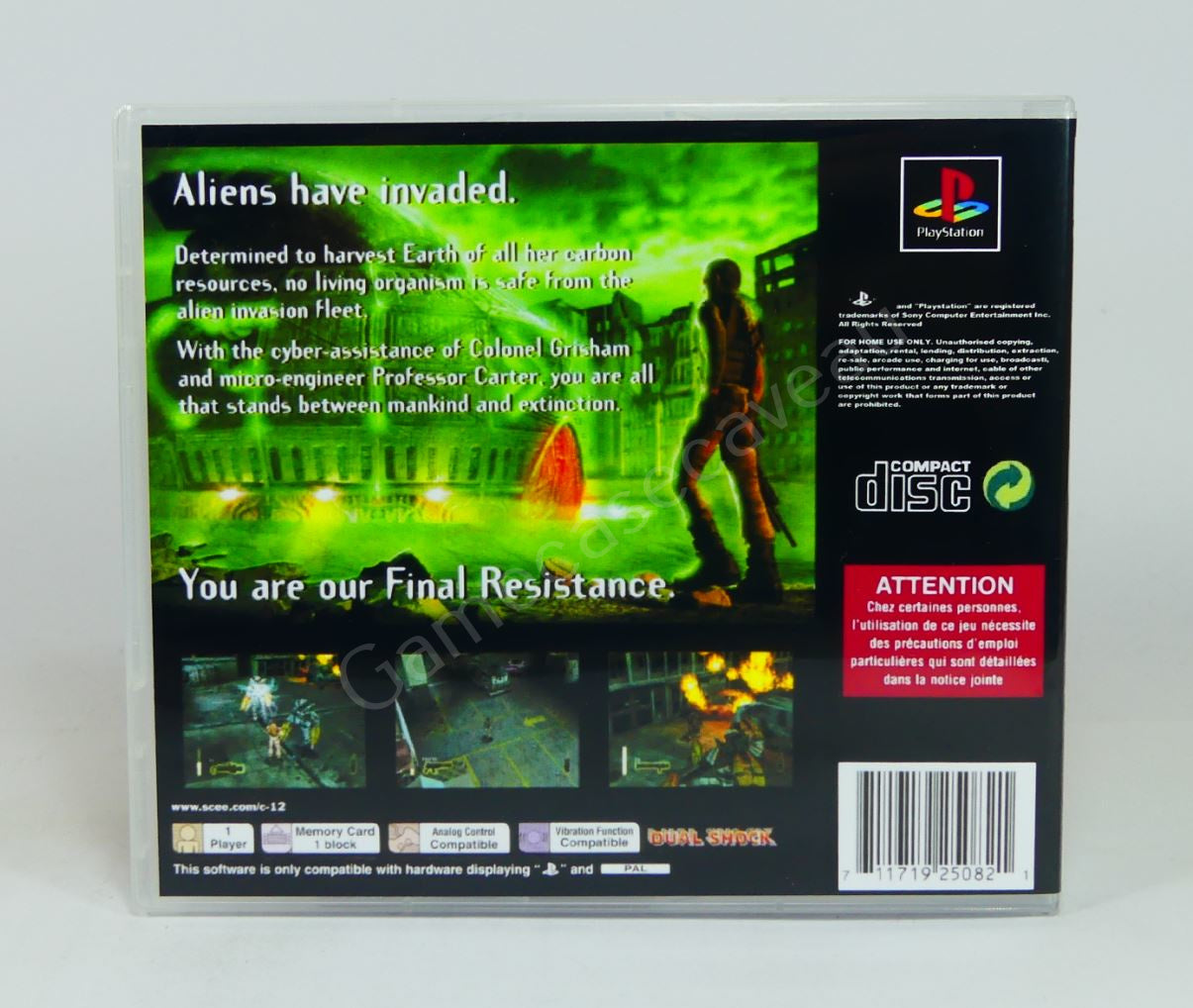 C-12 Final Resistance - PS1 Replacement Case