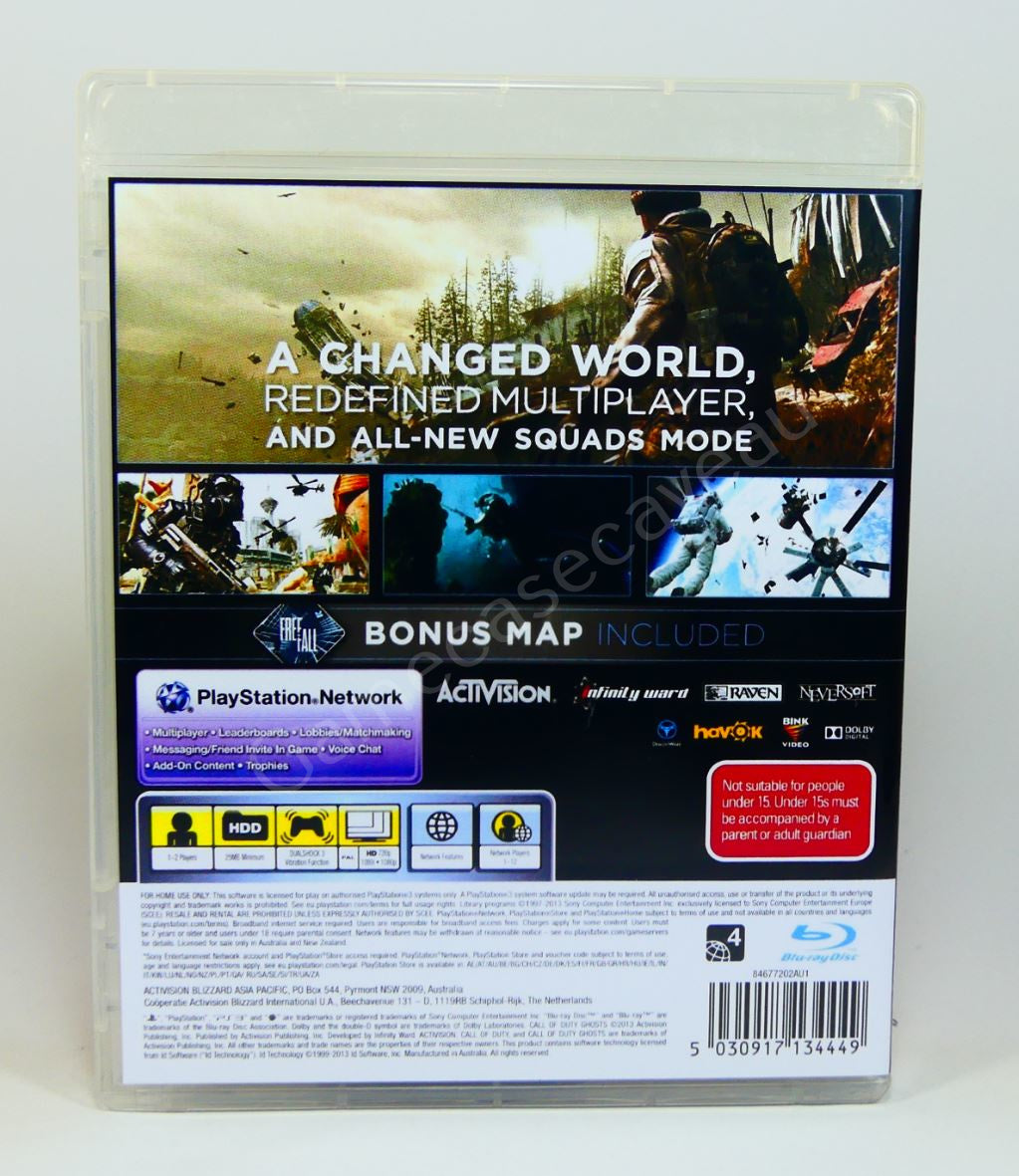 Call of Duty Ghosts - PS3 Replacement Case