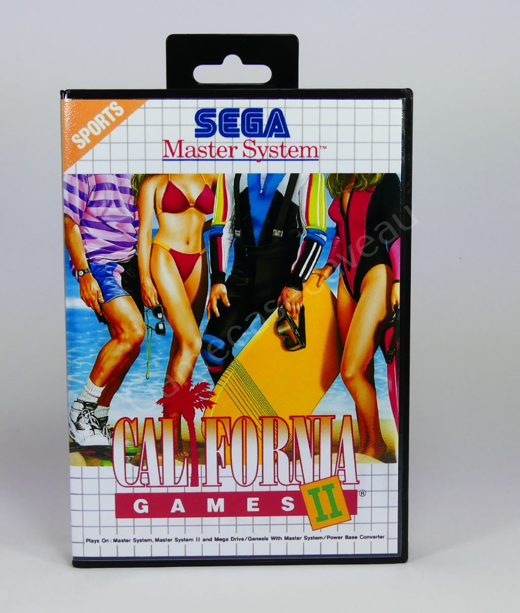 California Games II - SMS Replacement Case