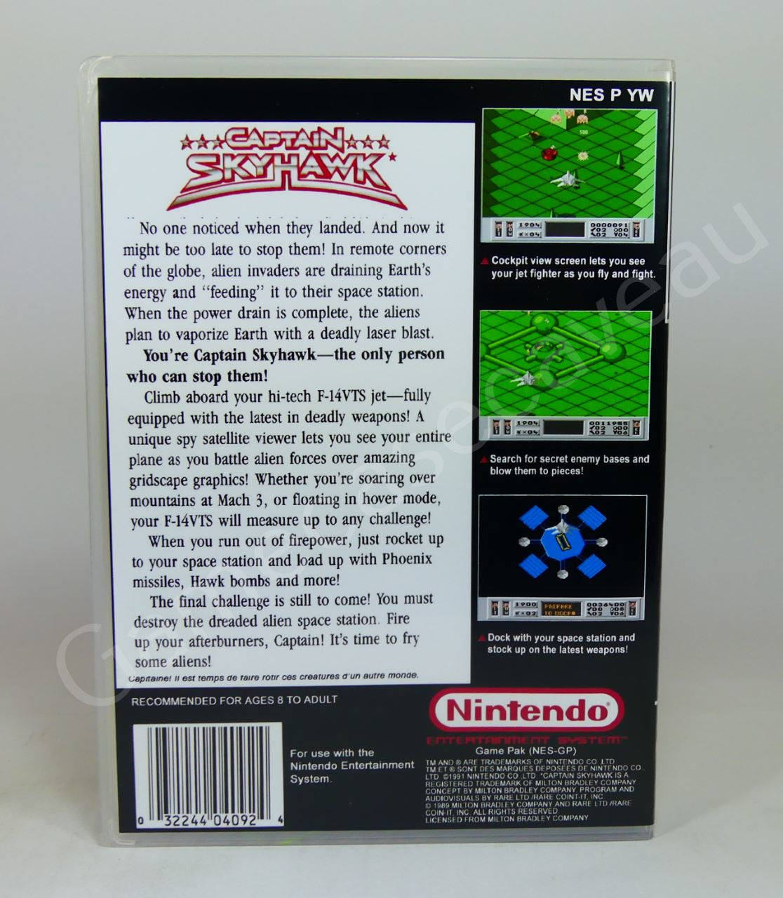 Captain Skyhawk - NES Replacement Case