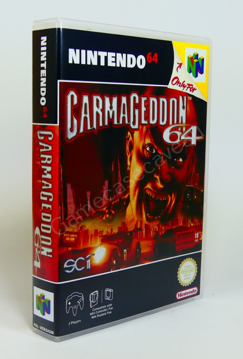 Carmageddon 64 - N64 Replacement Case