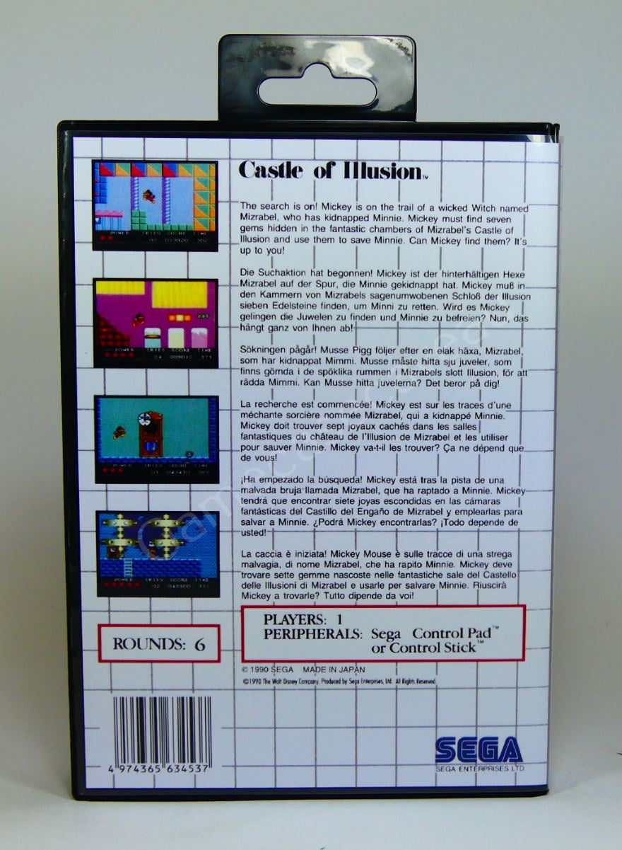 Castle of Illusion Starring Mickey Mouse - SMS Replacement Case