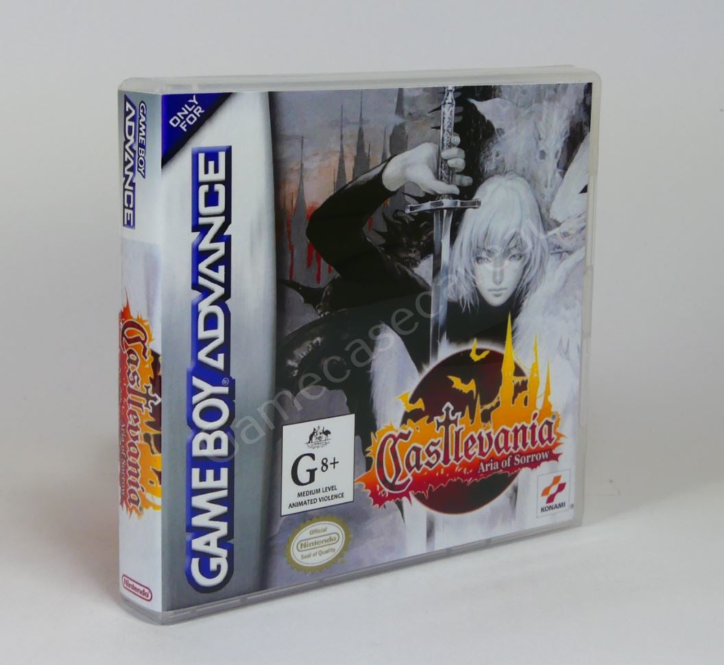 Castlevania Aria of Sorrow - GBA Replacement Case