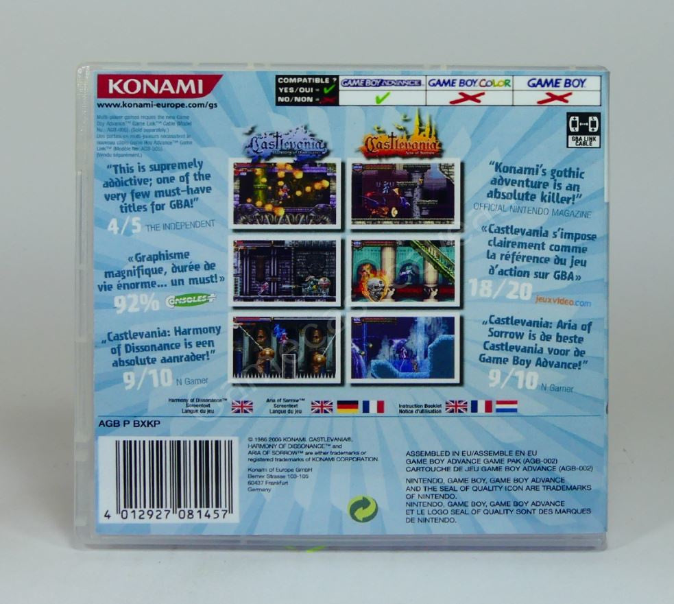 Castlevania Double Pack - GBA Replacement Case