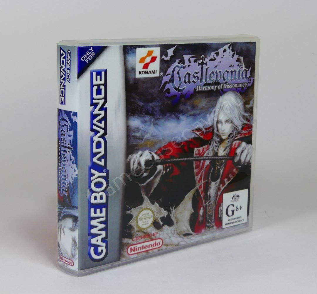 Castlevania Harmony of Dissonance - GBA Replacement Case