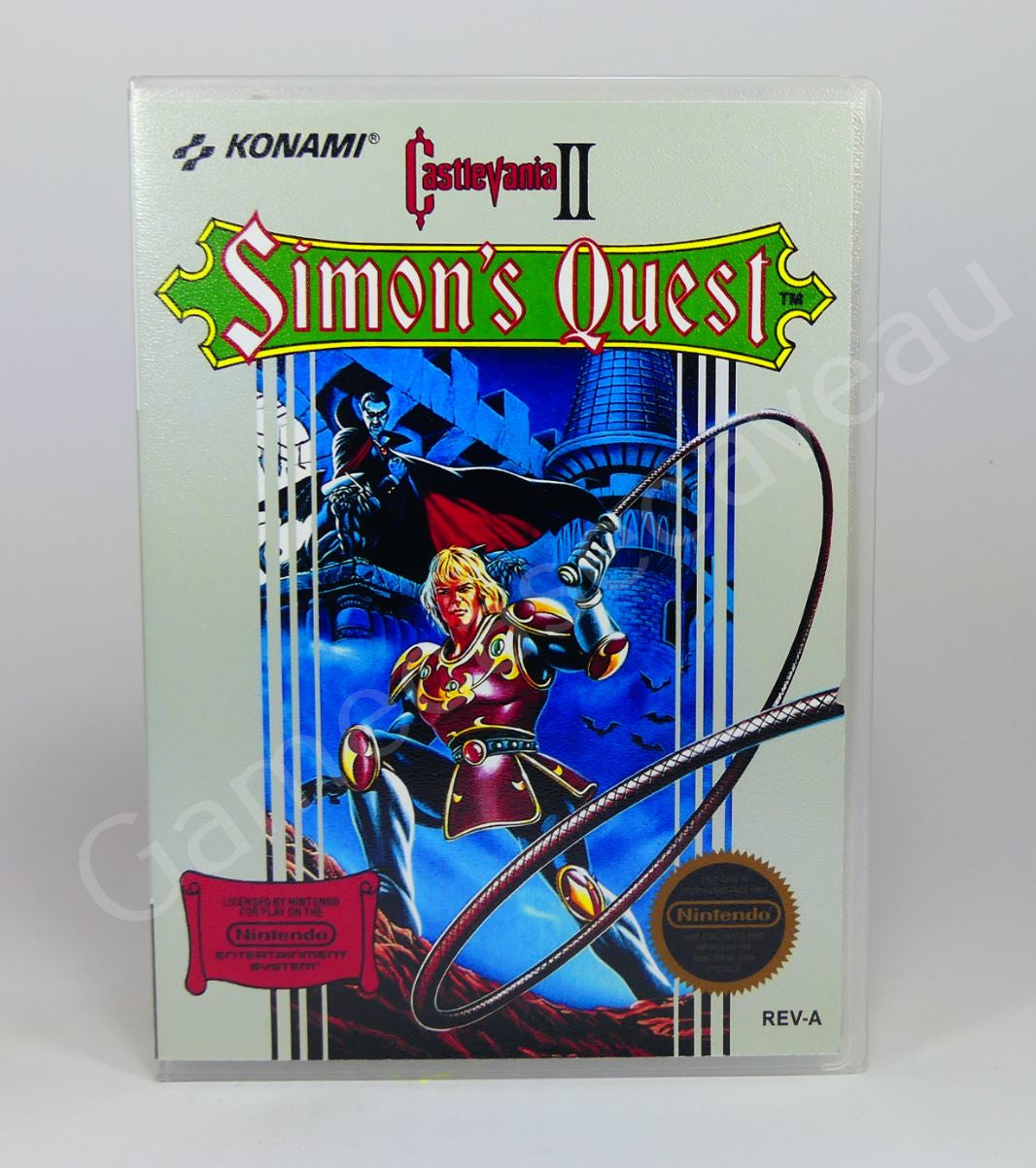 Castlevania II - NES Replacement Case