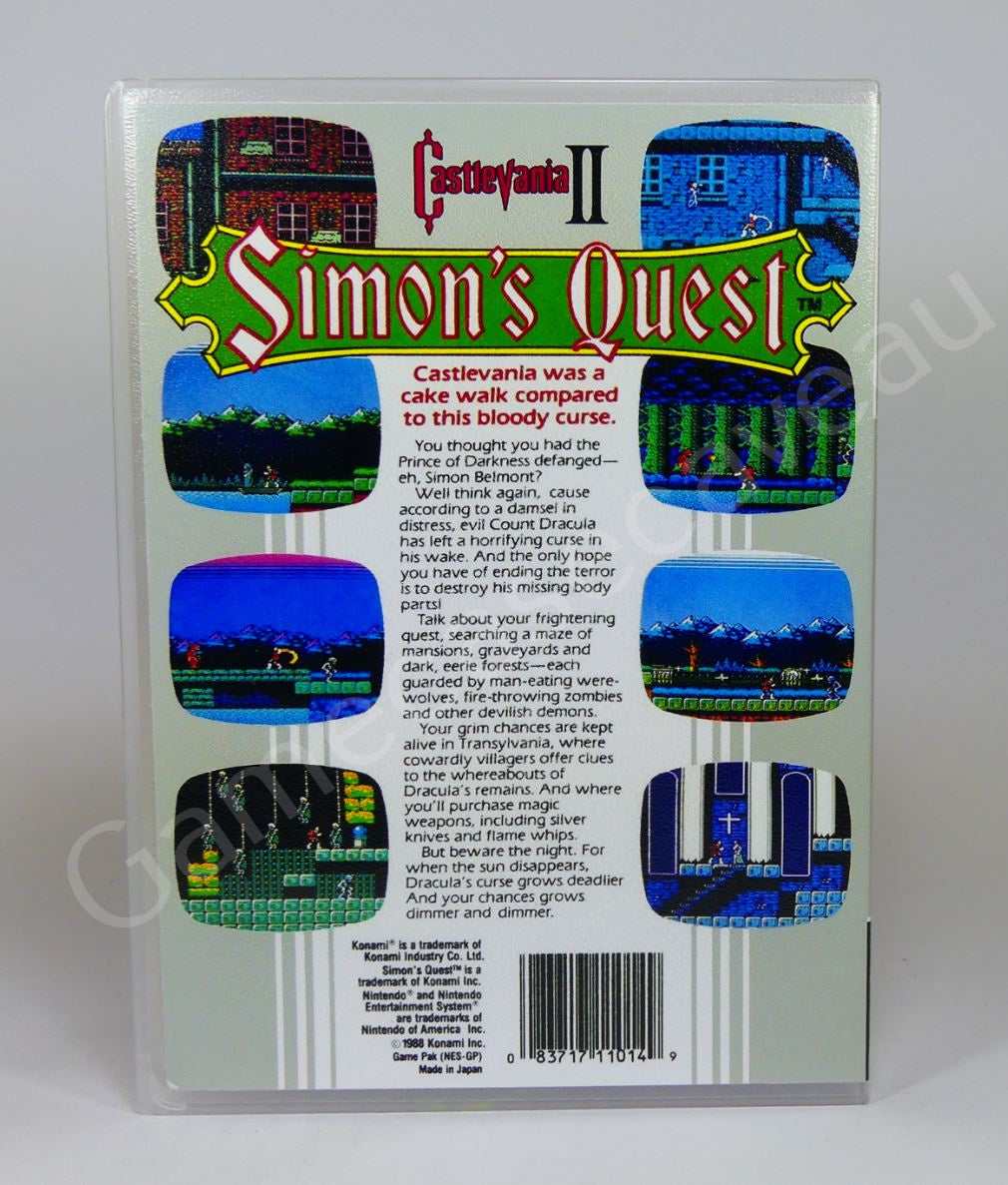 Castlevania II - NES Replacement Case