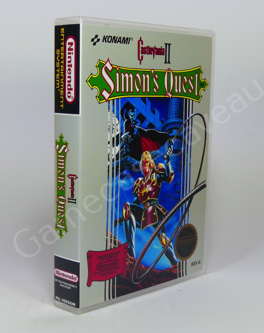 Castlevania II - NES Replacement Case
