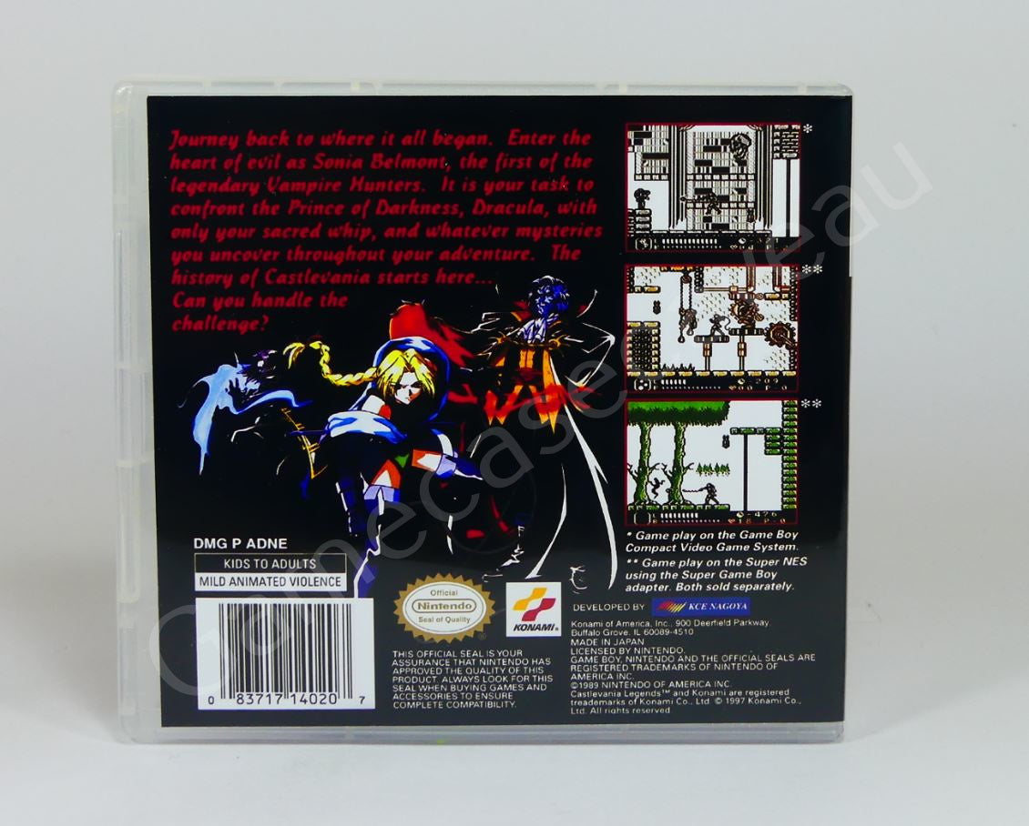 Castlevania Legends - GB Replacement Case