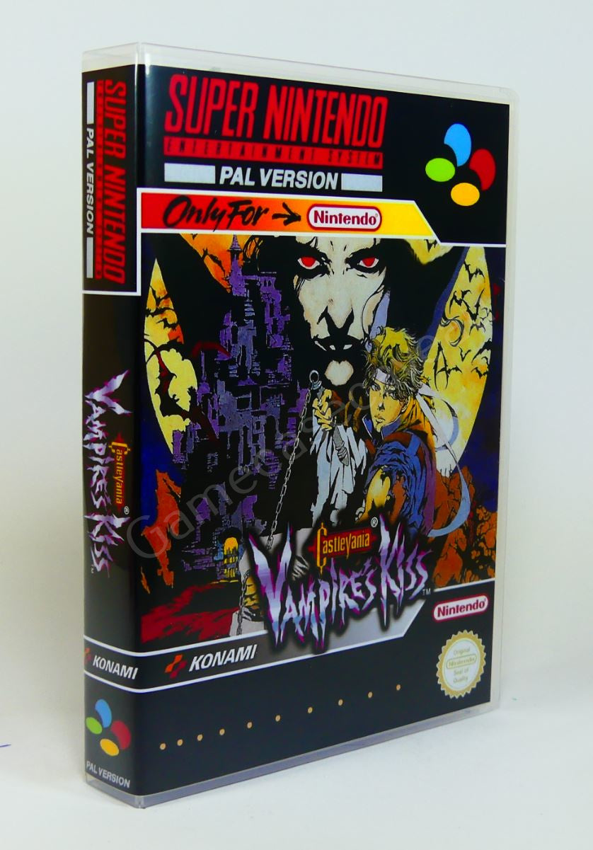 Castlevania Vampire's Kiss - SNES Replacement Case