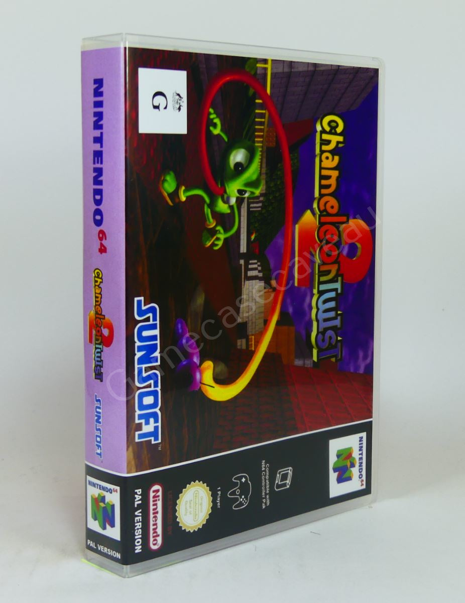 Chameleon Twist 2 - N64 Replacement Case