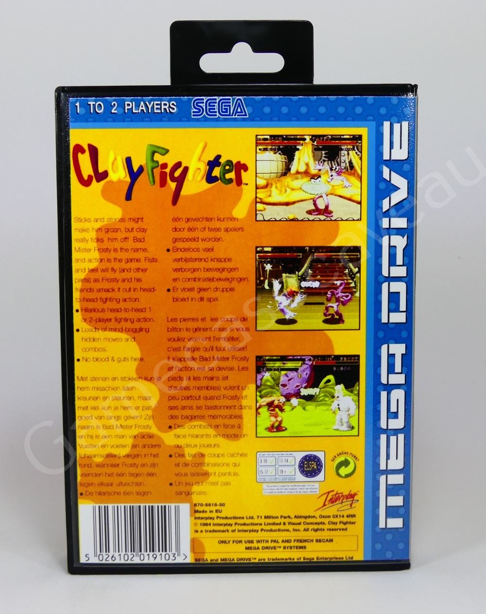 Clayfighter - SMD Replacement Case