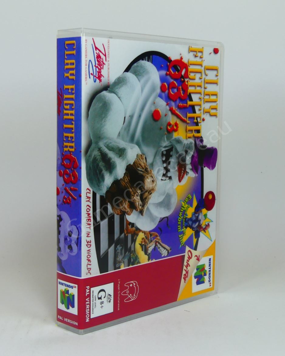 Clayfighter 63 1/3 - N64 Replacement Case
