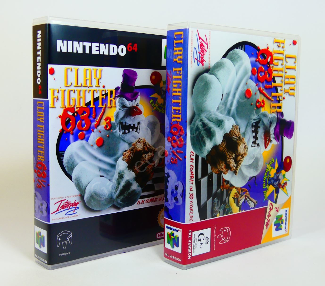 Clayfighter 63 1/3 - N64 Replacement Case