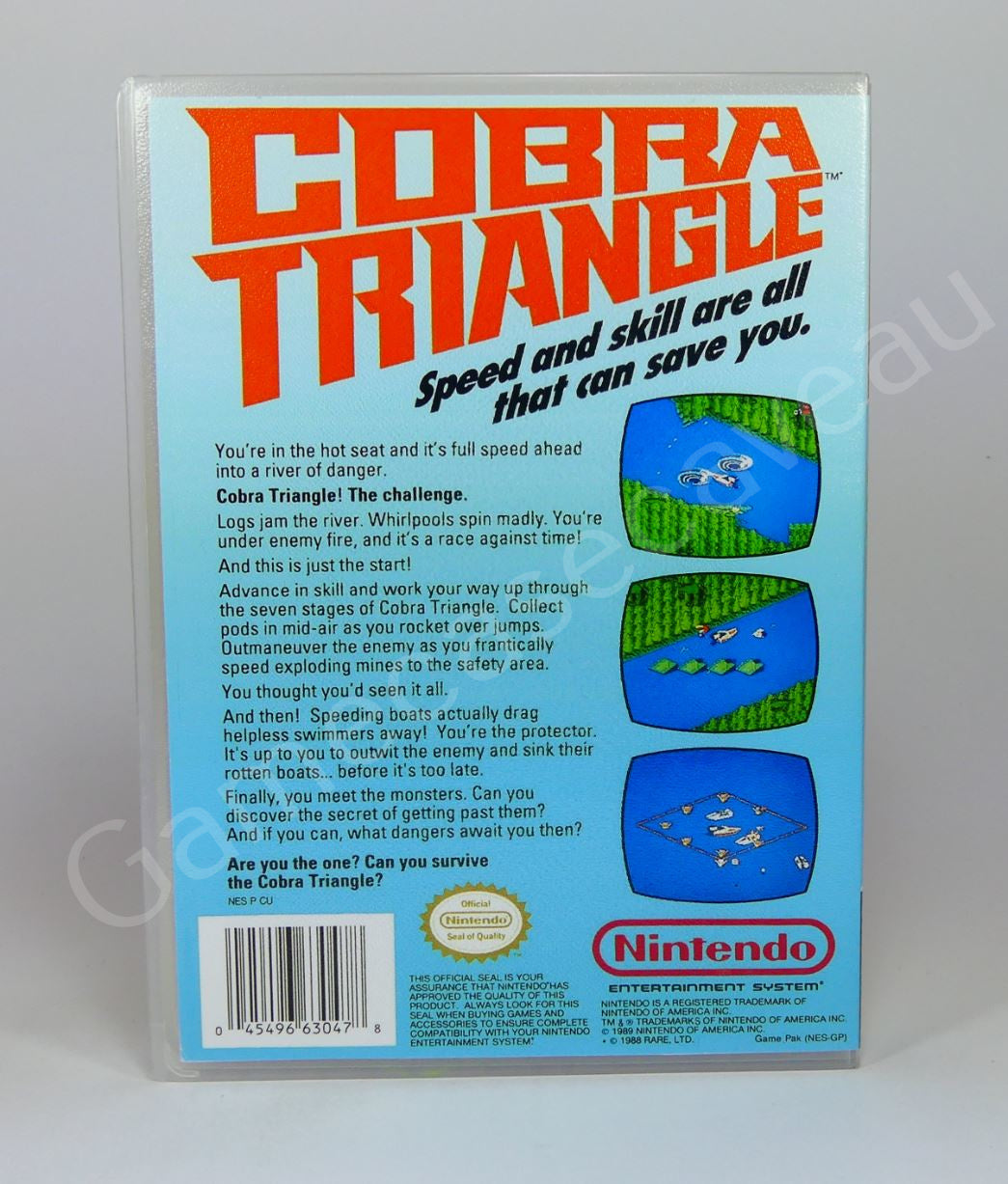 Cobra Triangle - NES Replacement Case