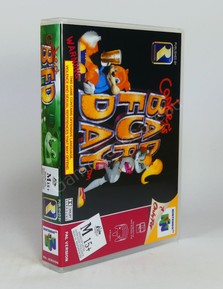 Conker's Bad Fur Day - N64 Replacement Case