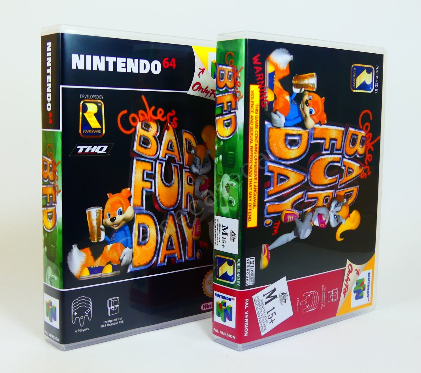 Conker's Bad Fur Day - N64 Replacement Case