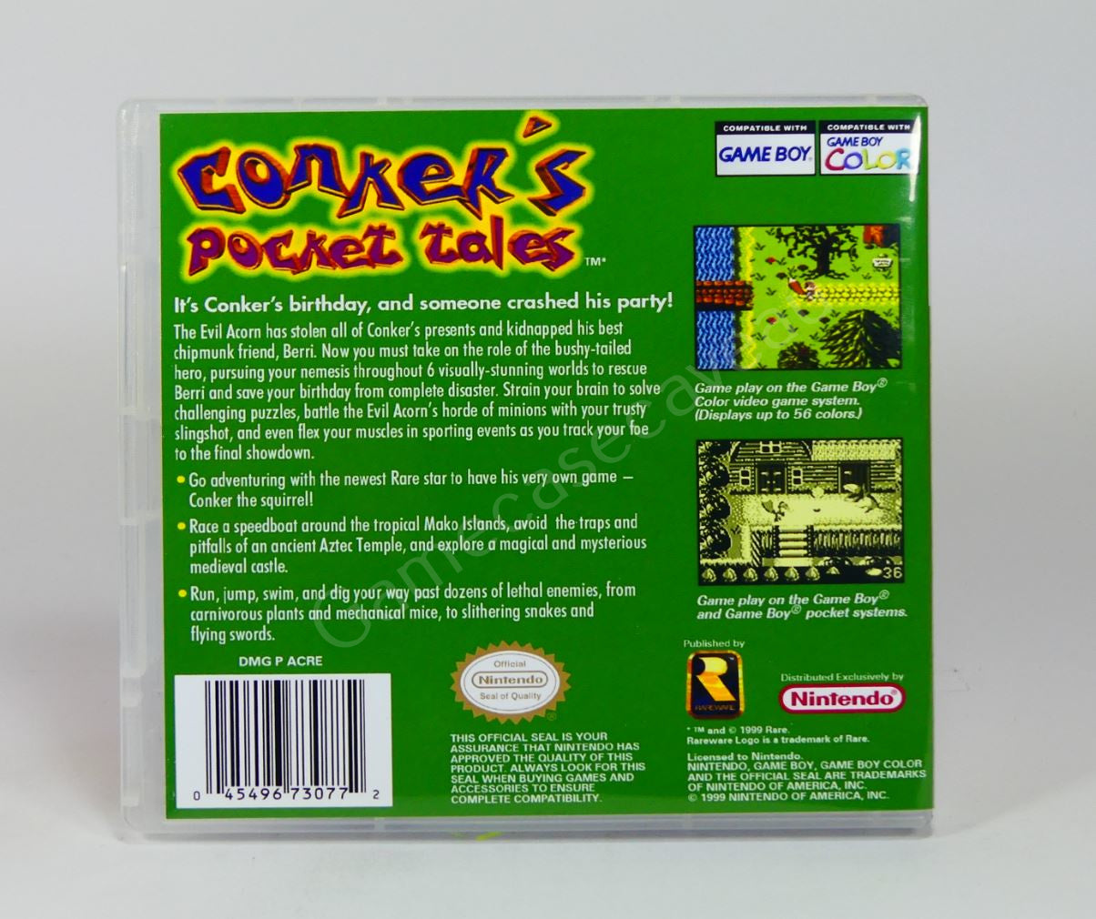 Conker's Pocket Tales - GBC Replacement Case