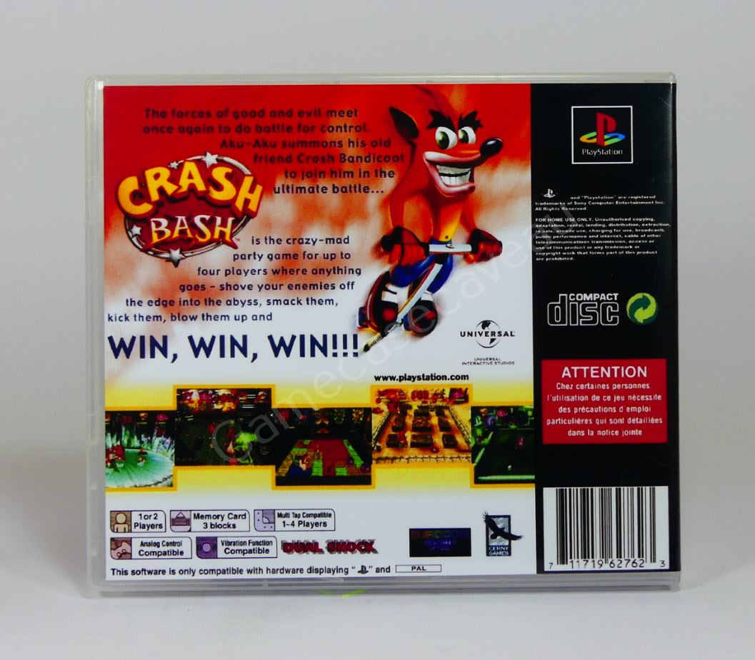 Crash Bash - PS1 Replacement Case