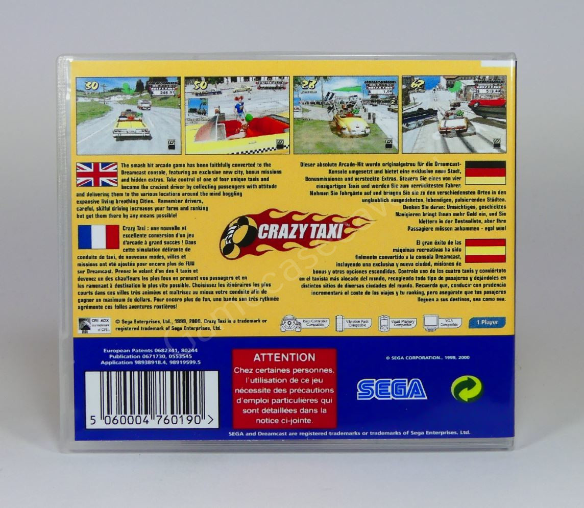Crazy Taxi - DC Replacement Case