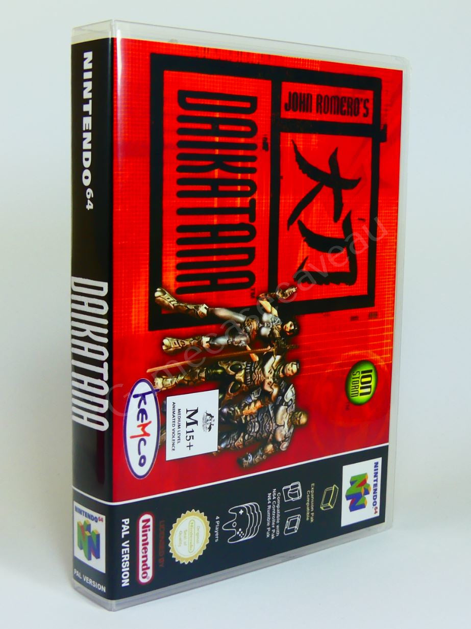 Daikatana - N64 Replacement Case