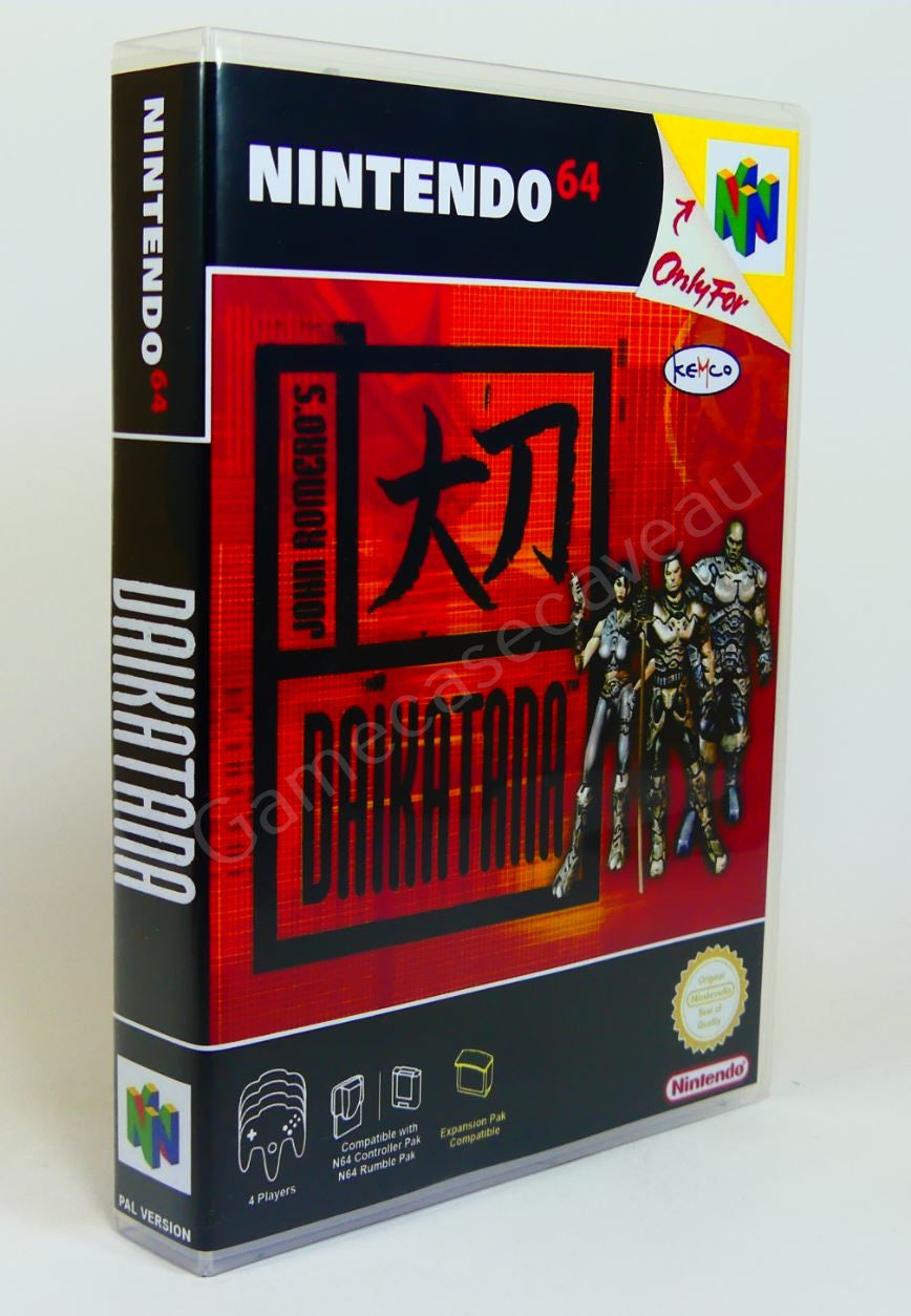 Daikatana - N64 Replacement Case