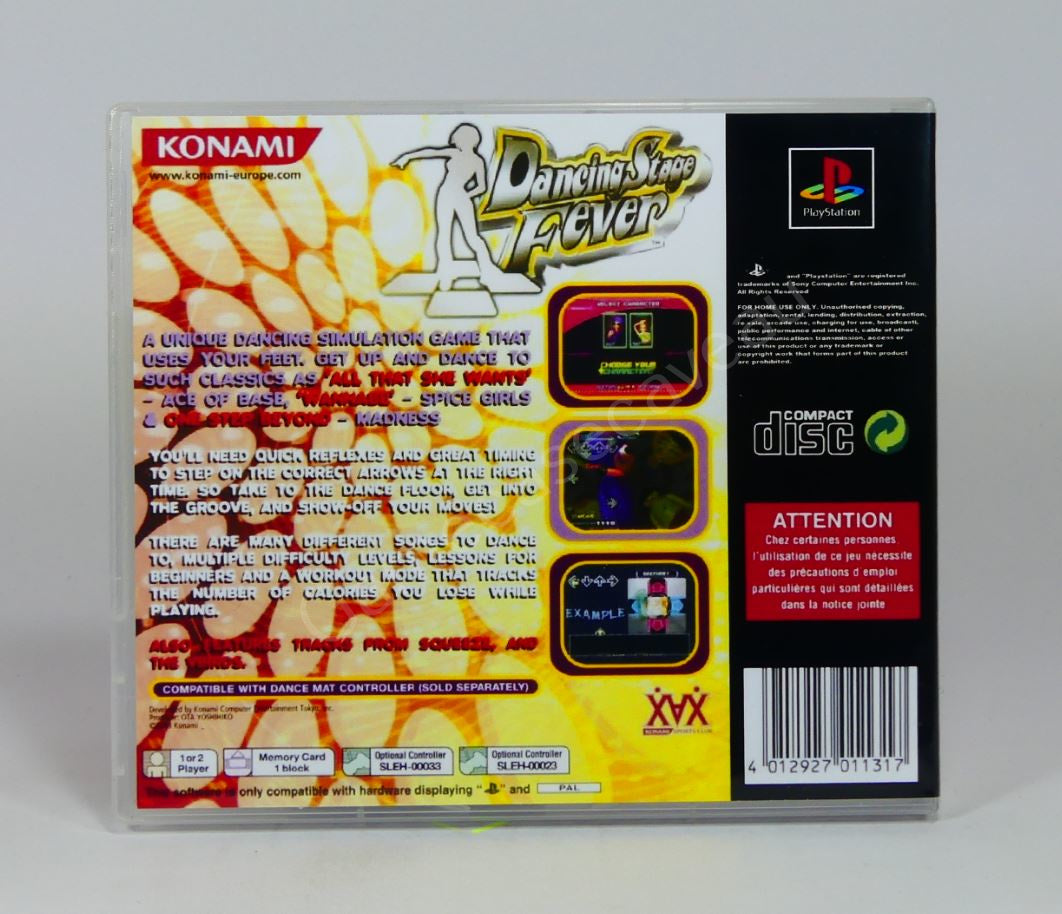 Dancing Stage Fever - PS1 Replacement Case
