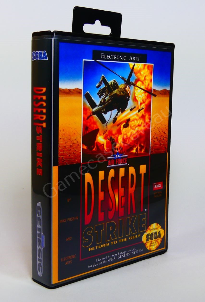 Desert Strike - SMD Replacement Case