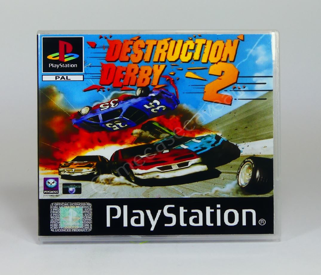 Destruction Derby 2 - PS1 Replacement Case