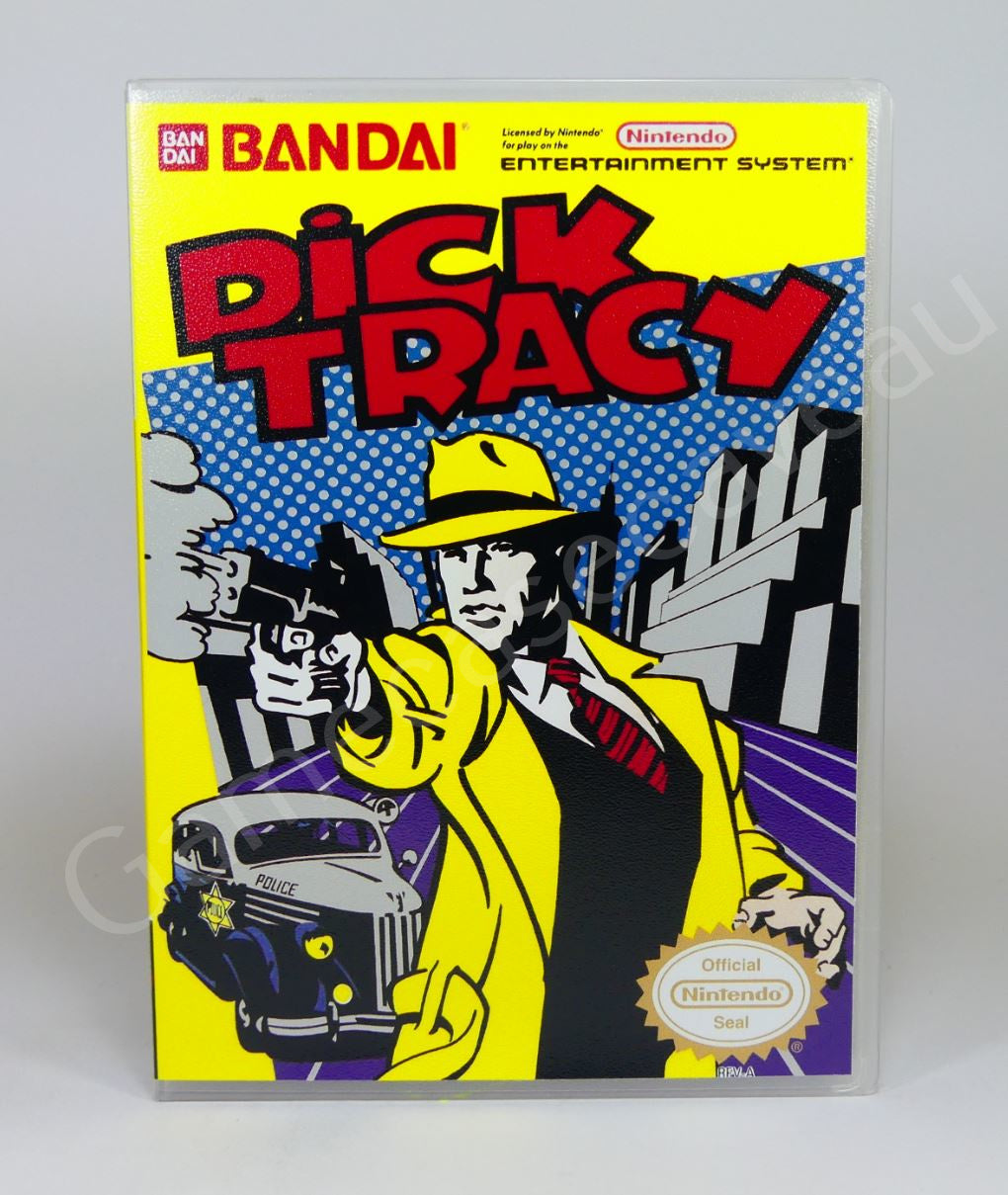 Dick Tracy - NES Replacement Case
