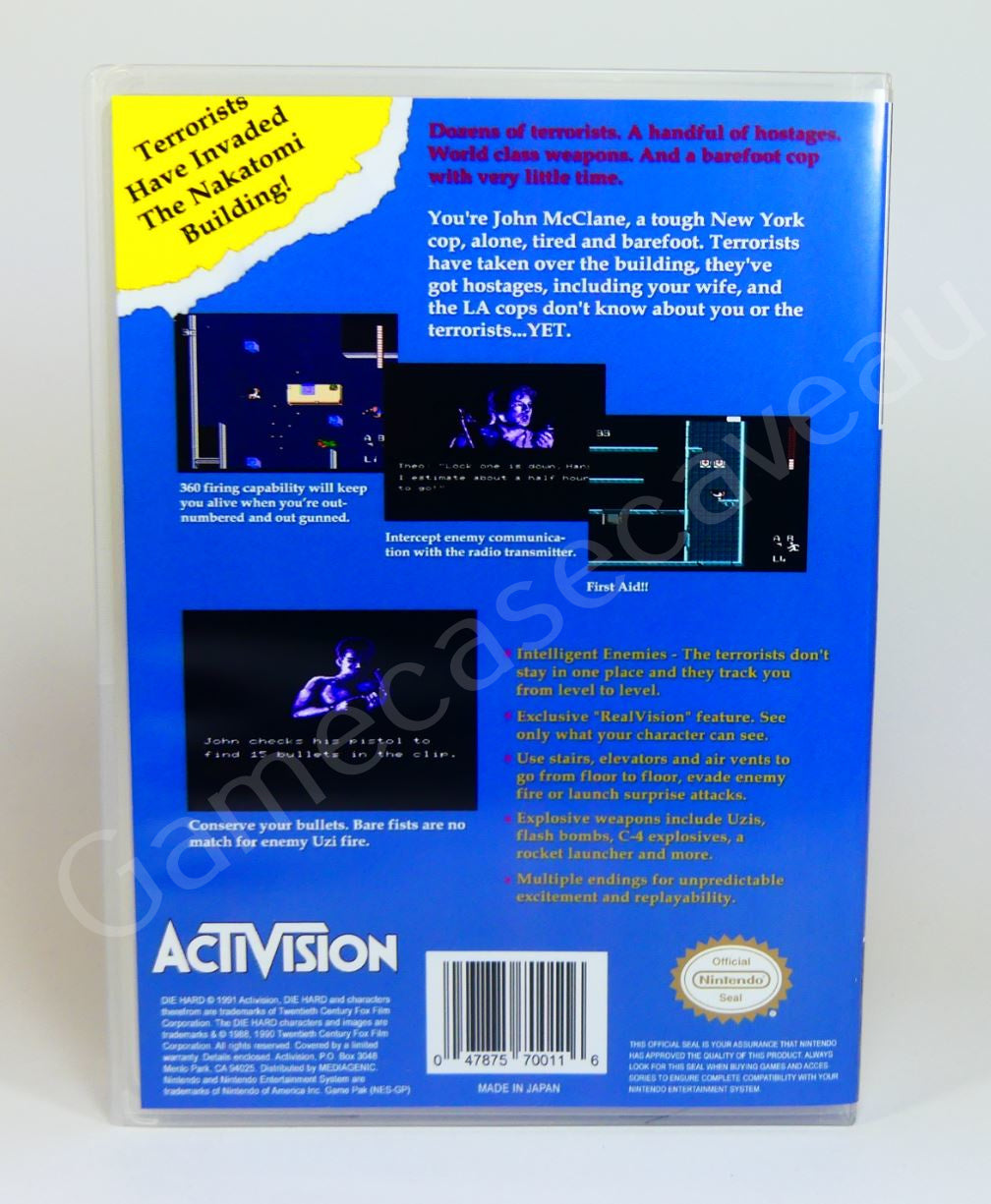 Die Hard - NES Replacement Case