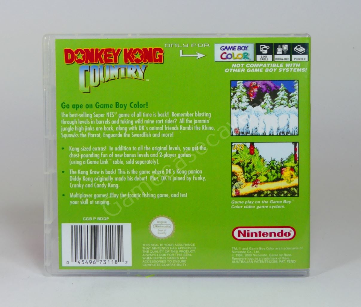 Donkey Kong Country - GBC Replacement Case