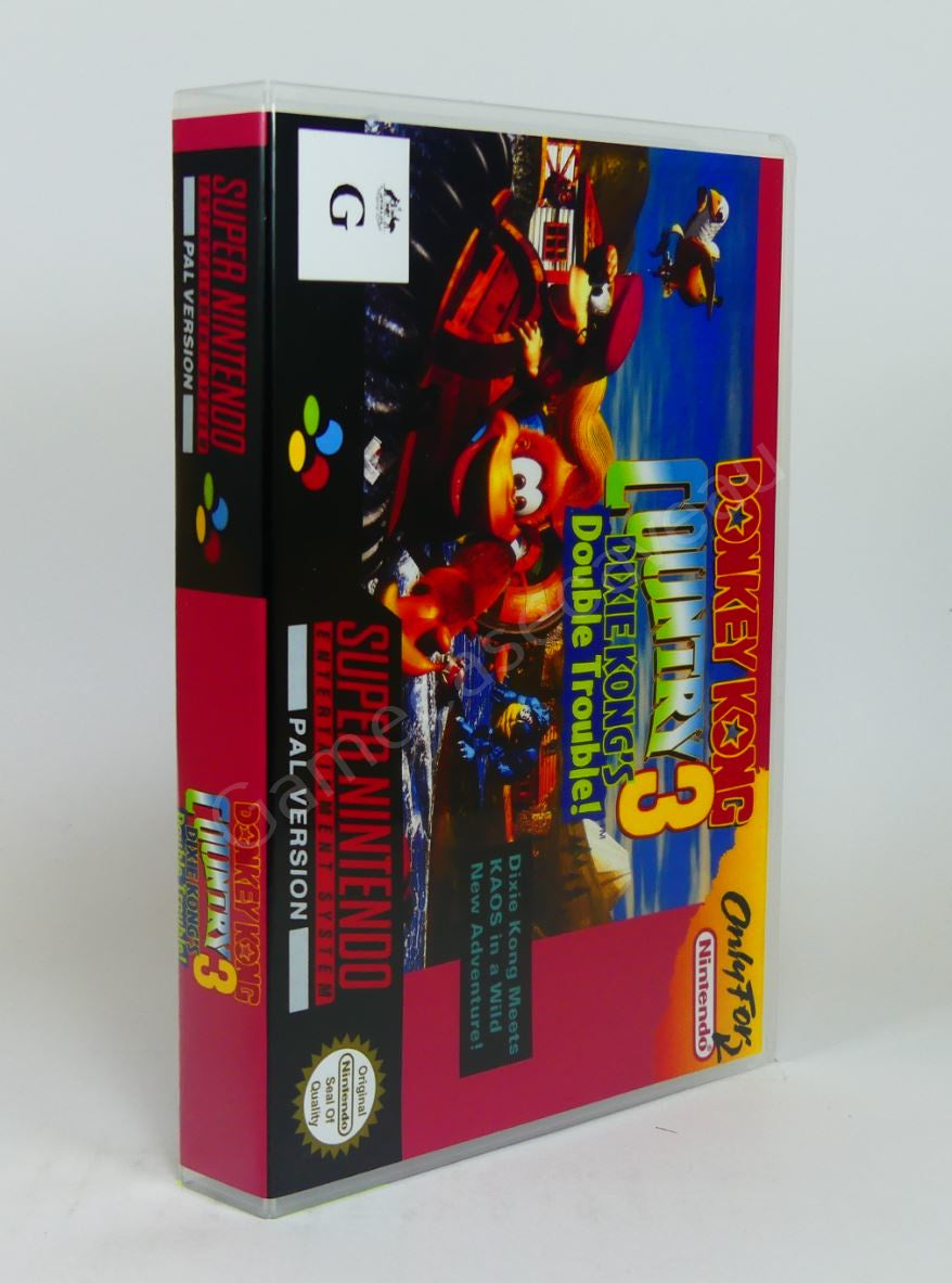 Donkey Kong Country 3 - SNES Replacement Case