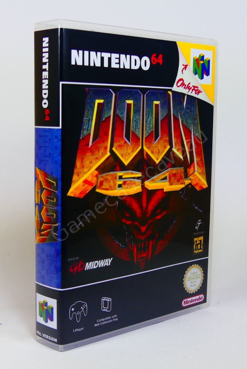 Doom 64 - N64 Replacement Case