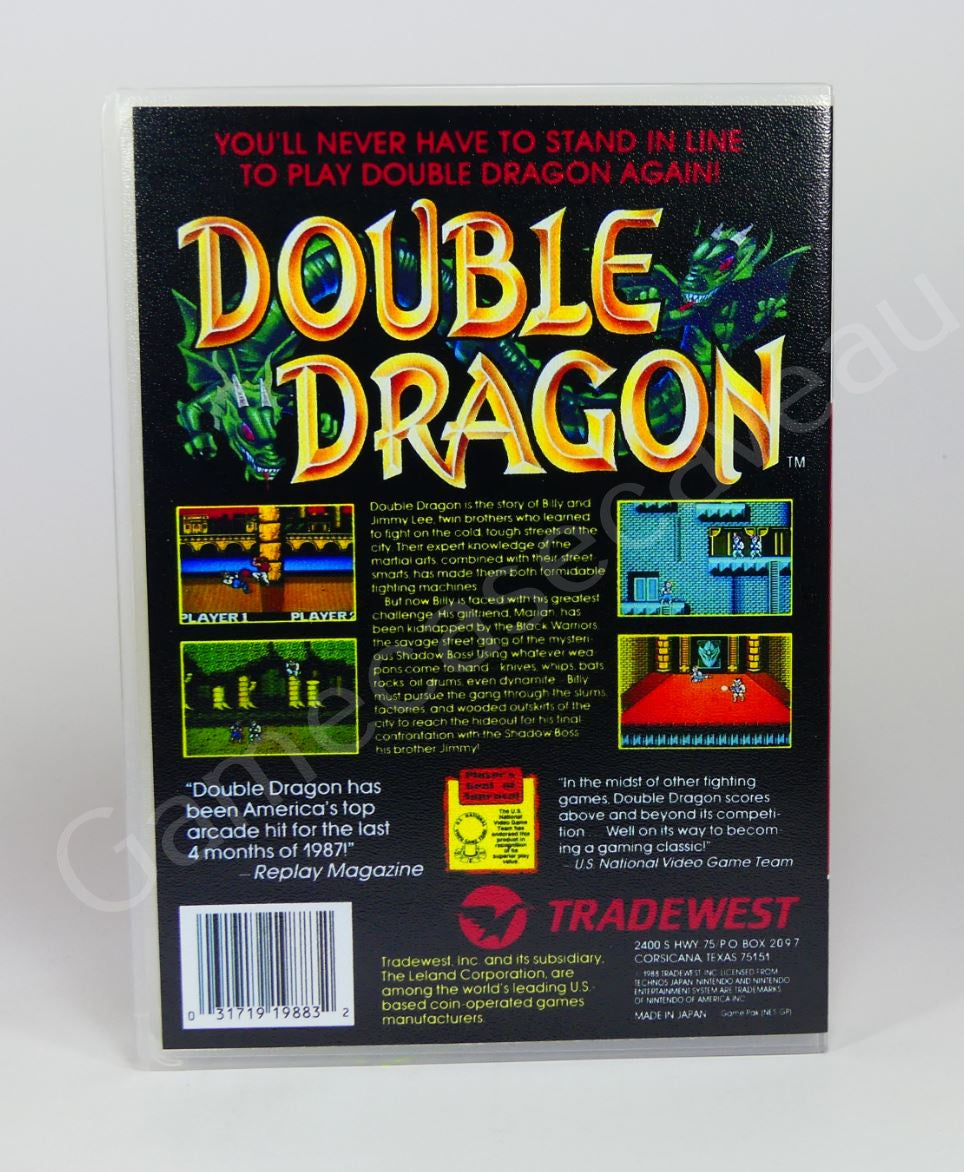 Double Dragon - NES Replacement Case